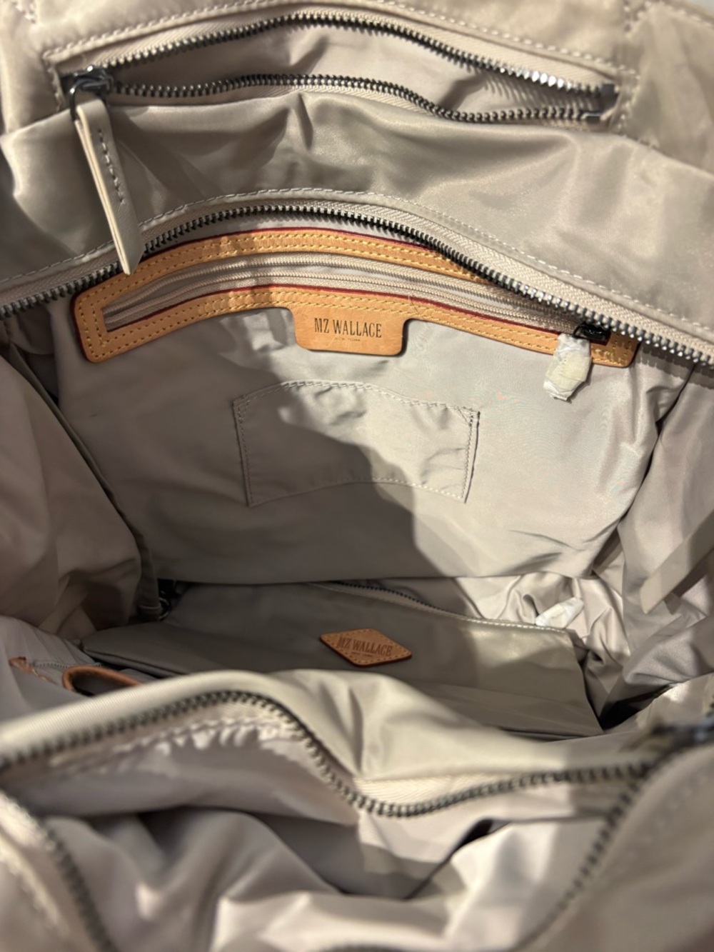NEW MZ Wallace Bowery Quatro Water Resistant Nylon Tote in Atmosphere - Picture 6 of 8